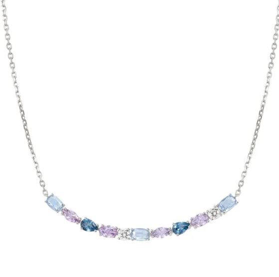 Collana Nomination Donna Colour Wave in Argento 149858/061 - 149858/061